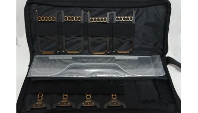 ARROWMAX  SET-UP SYSTEM FOR 1/10 OFF-ROAD CARS WITH BAG BLACK GOLDEN