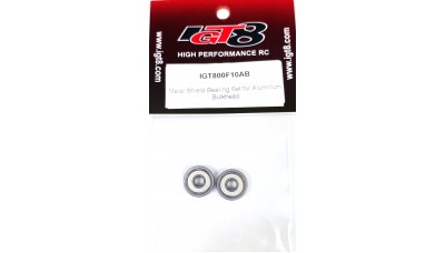 IGT8 METAL SHIELD BEARING SET FOR ALUMINIUM BULKHEAD