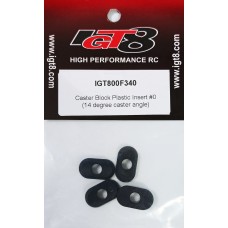 IGT8 CASTER BLOCK PLASTIC INSERT #0 (14 DEGREE CASTER ANGLE)