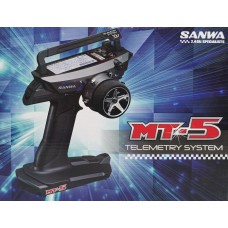SANWA MT-5 FH5 4-CHANNEL 2.4GHZ RADIO SYSTEM C/W RX-493i RECEIVER